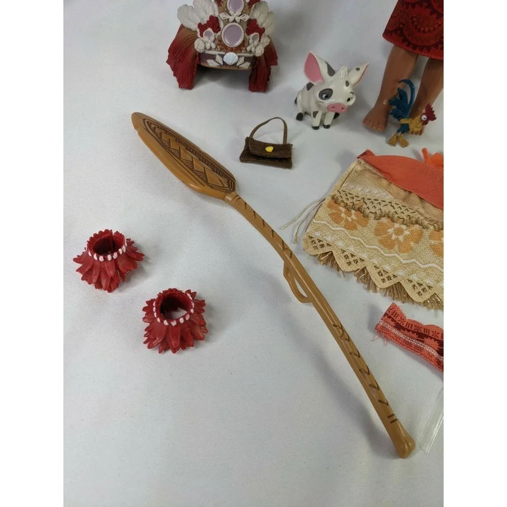 Disney Store Moana Doll Musical 11 Inch Pua Pig Hei Hei Accessories Works‎
